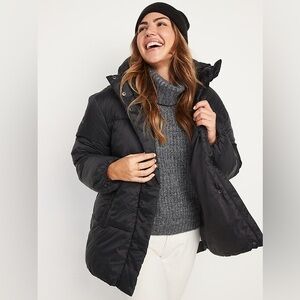 Old Navy Black Puffer Jacket size Small